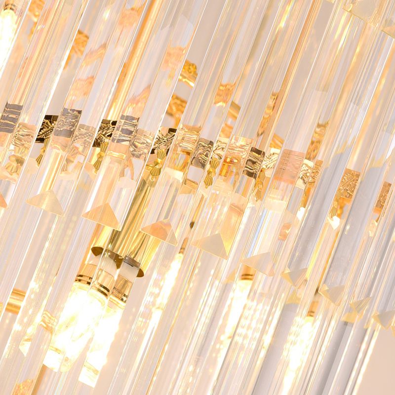 M7603 Modern Crystal Pendant Lamp Ceiling Light Fixture Livingroom Hotel Lobby Duplex Chandelier