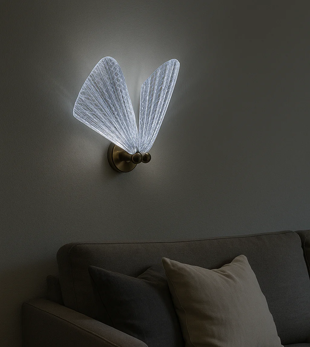 Butterfly Crystal Wall Lamp | Decorative Lights (PA-Y17/1)