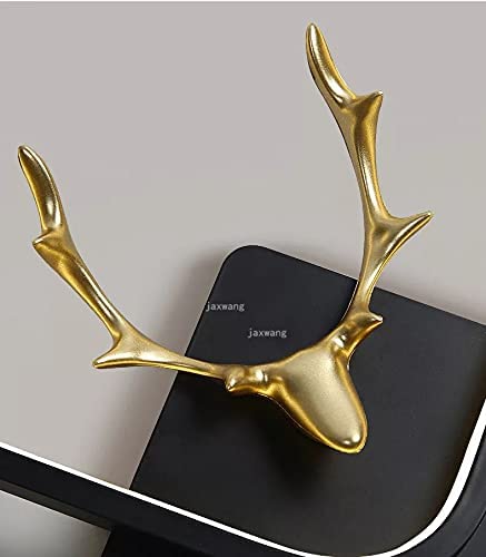 Deer wall lights, stylish wall lamp | wall light | wall lamp for living room | fancy lights for wall, bedroom, home decoration, Color-Warm White+Natural White+Cold White(Black(Square)-Deer Head) WLD01 D
