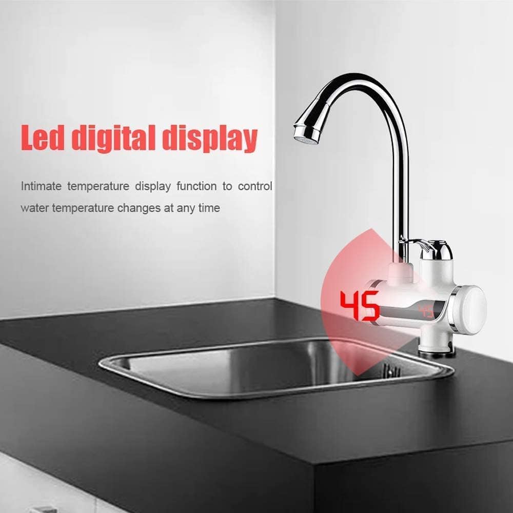 Instant Heating Digital Water SINK / TAP MOUNTED with 3 Pin Indian Plug (16Amp) - Power 2500W