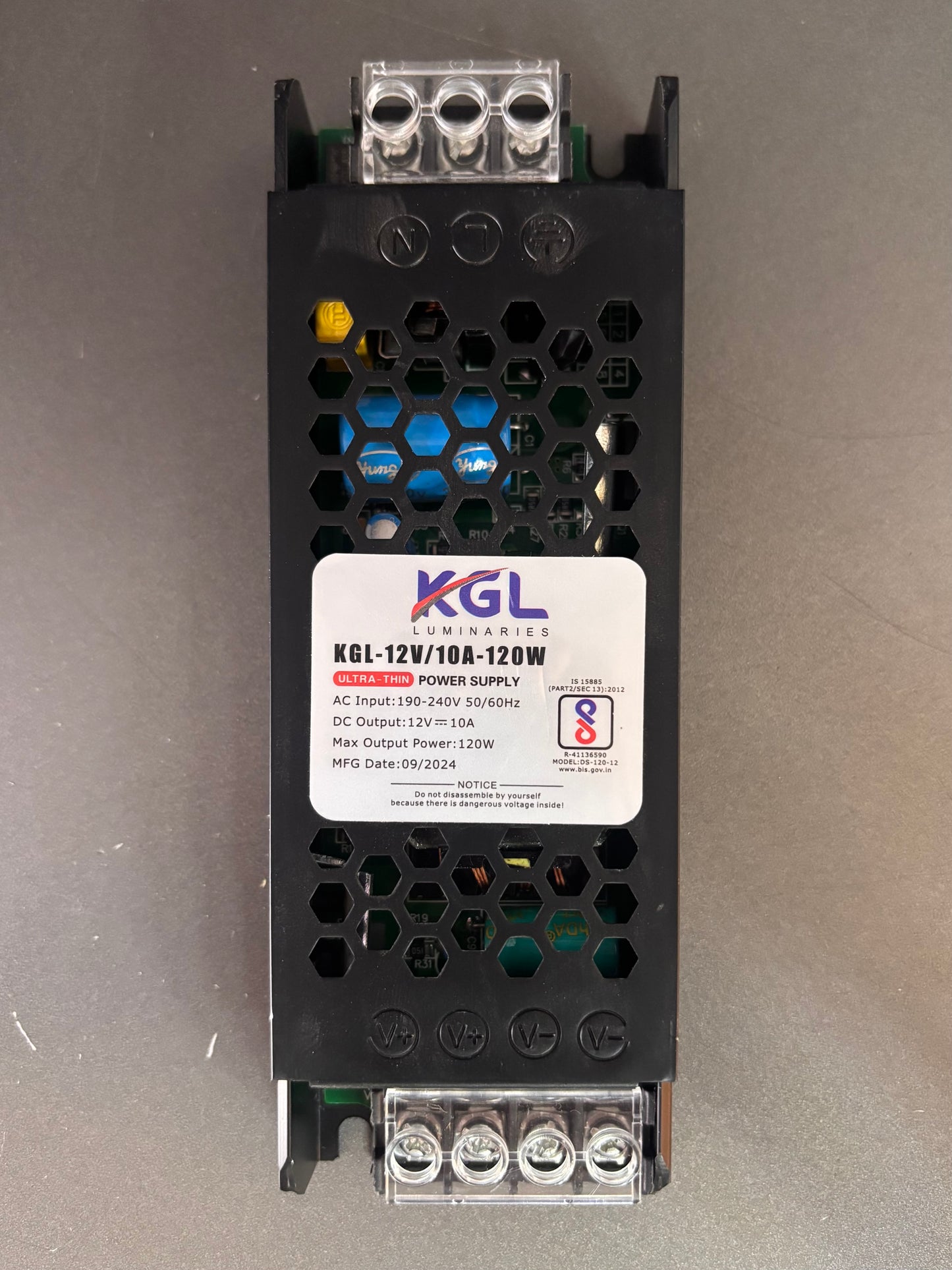 KGL Metal Adapter SMPS Supply 1 Year Warranty | 12 V | 10 Amp
