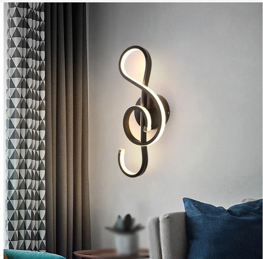 Modern Creative Music Symbol Art Wall Lamp | 2097