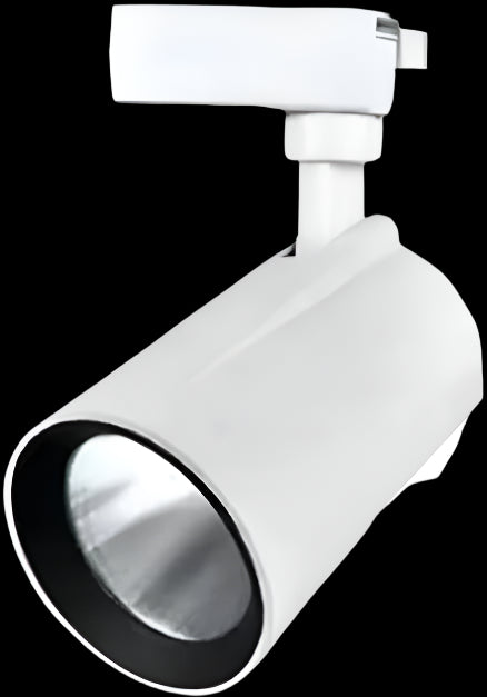 Track Light Spot Light | Focus Light (for Track System) | Track Lights | Aluminium Black Body Lighting Fixtures for Accent, Retail, Kitchen, Ceiling (20W Warm White)