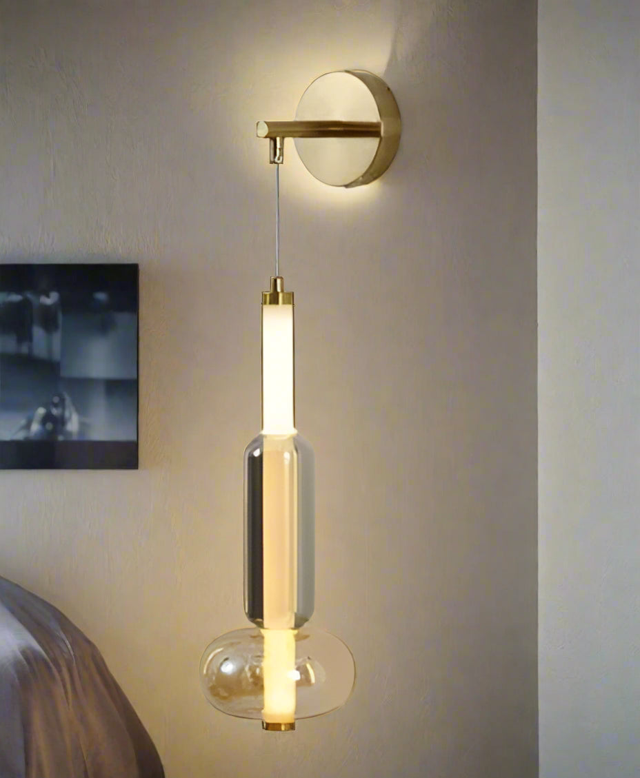 Modern Crystal Glass Wall Light ( 39325 )
