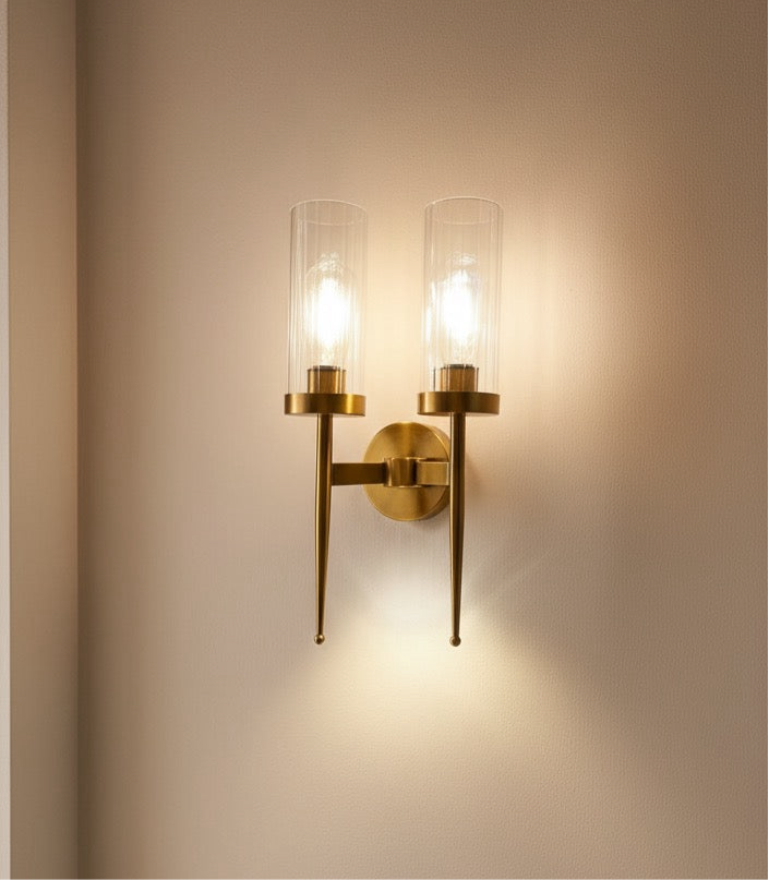 Modern Long Glass Wall Light | L6242-2