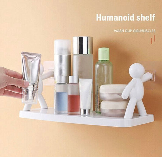 Humanoid Self Adhesive wall stand organiser