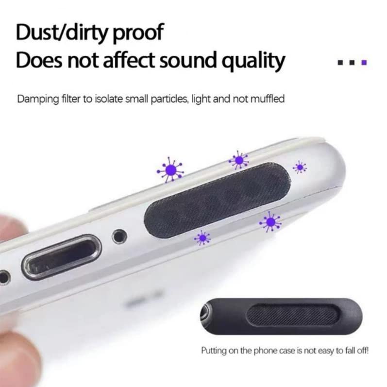 Mobile Phone Dustproof Net Stickers, Speaker Mesh Anti Dust Pack of 10 pcs