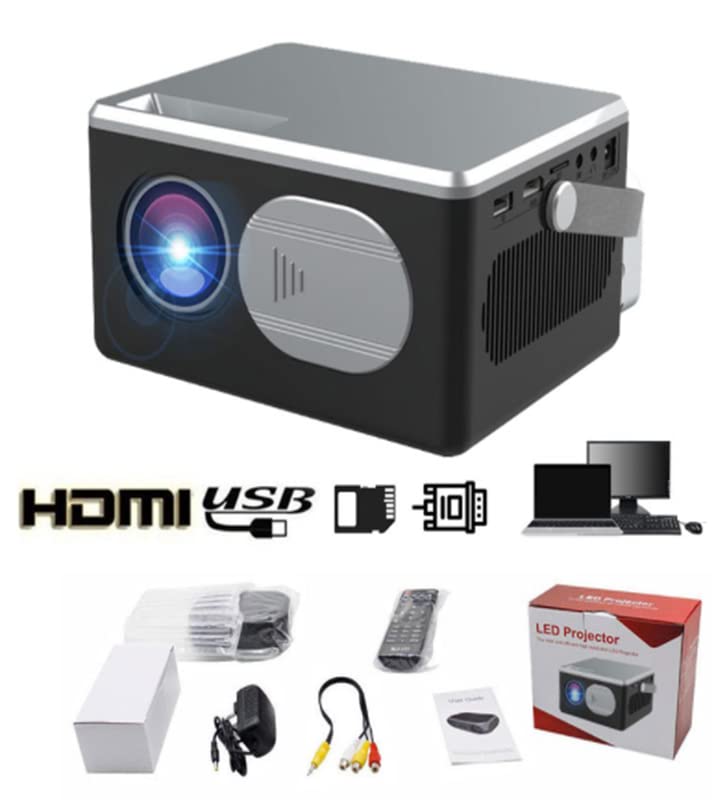 Smart 4K WiFi Projector Home Cinema Projector 150 inches for Video Movie,Party Game,Outdoor Entertainment