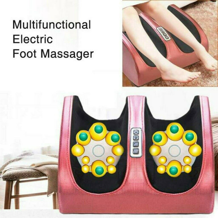 Foot Massager Machine Massage,Feet Massager, Chronic Nerve Pain Therapy Spa Gift Deep Kneading Rolling Massage for Leg Calf Ankle, Electric Shiatsu Foot Massager