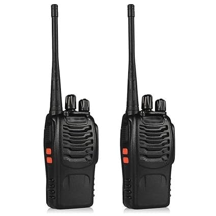 Pack of 2 pcs BAOFENG BF-888S Rechargeable Long Range Walkie Talkie 16 Channels Two Way Radio