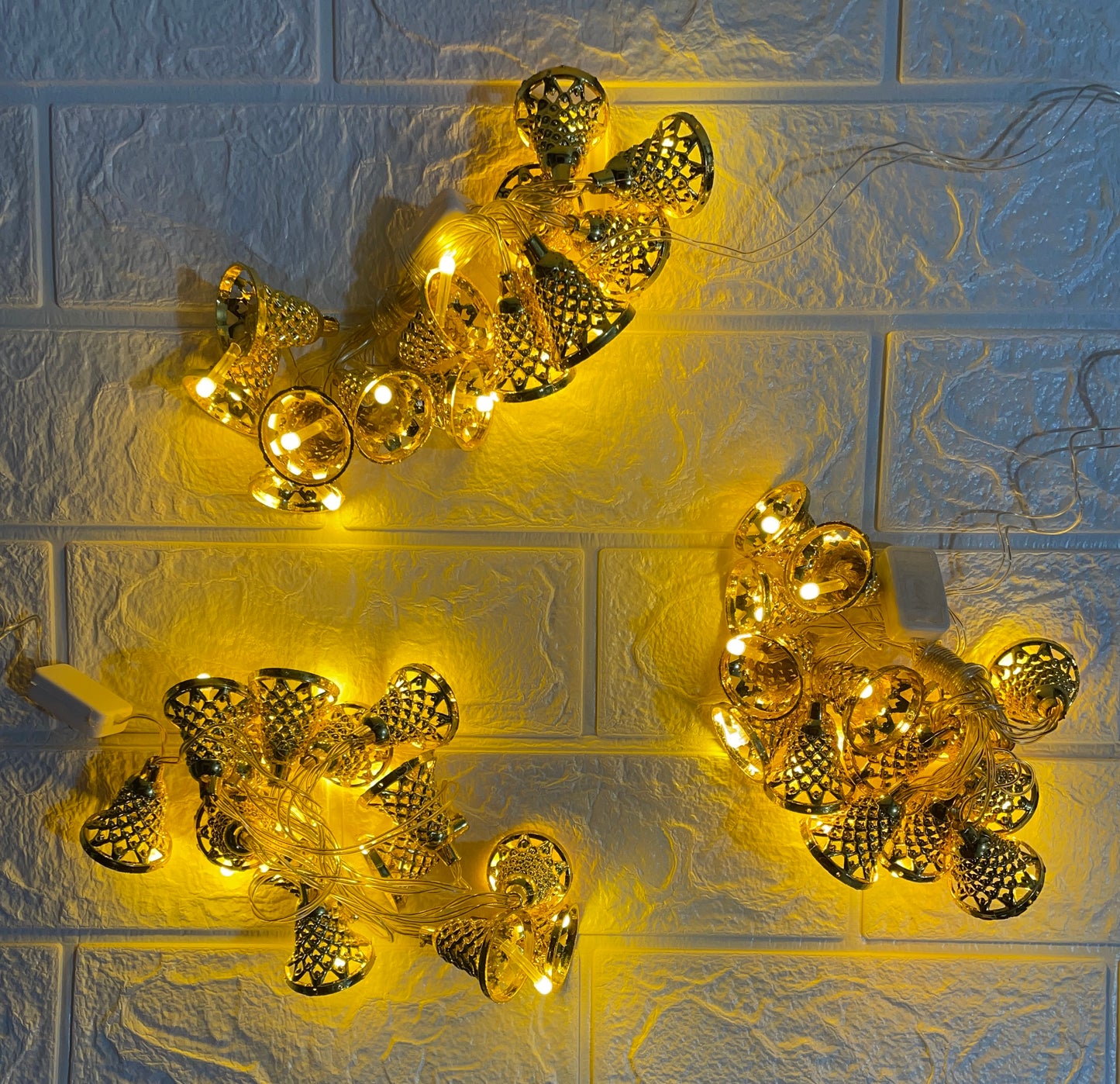 Bell Ladi LED String for Christmas New Year Diwali Warm White Golden
