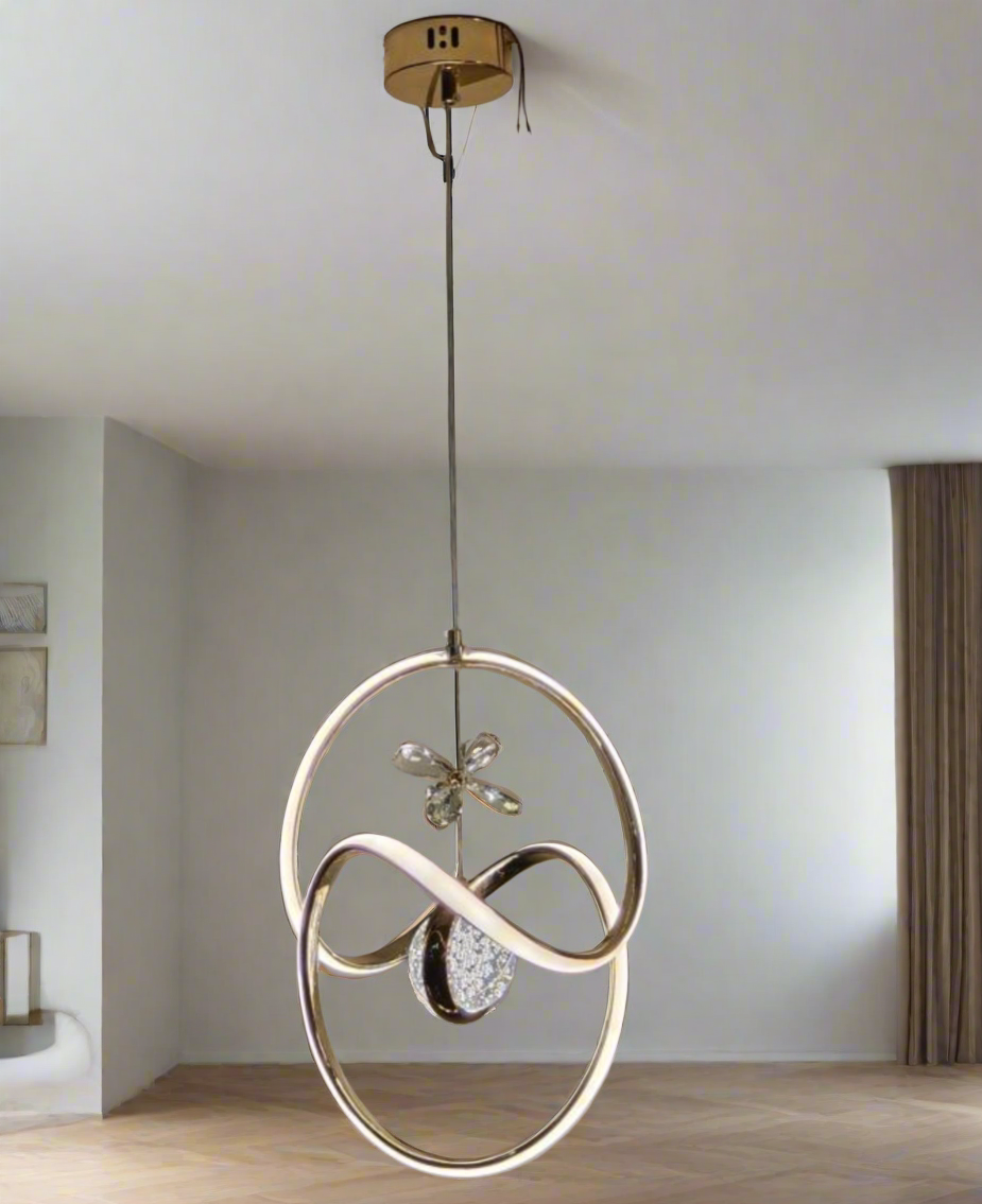 PAY59 D Chandelier 3 in 1 Gold Colour