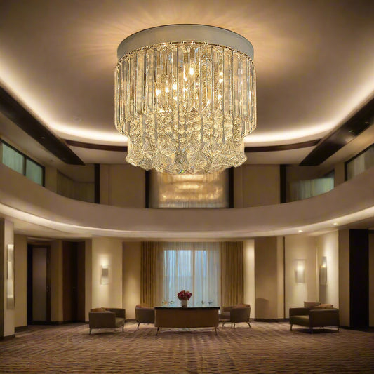 Elegant Round Crystal Chandelier