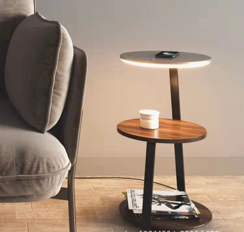 Bedroom bedside floor lamp wireless charging L9076 living room sofa side table table coffee table lamp Nordic study locker lamp
