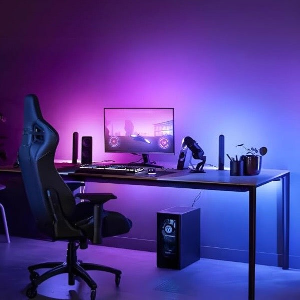 USB Sync Backlight for Gaming PC - Monitor Backlight (Upto 40 inches Monitor Size) || Color Changing with Screen Sync Box PC Backlight || RGB5050 Smart LED Strip || (Not for TV, ONLY for Computer / Laptop Screen) KPC5