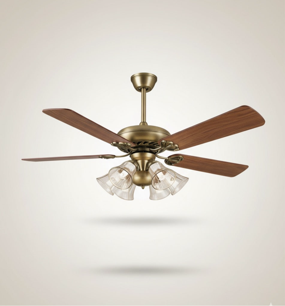 Ancient Design Chandelier Fan | 2533-AB-52