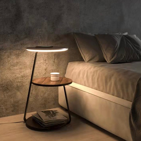 Bedroom bedside floor lamp wireless charging L9076 living room sofa side table table coffee table lamp Nordic study locker lamp