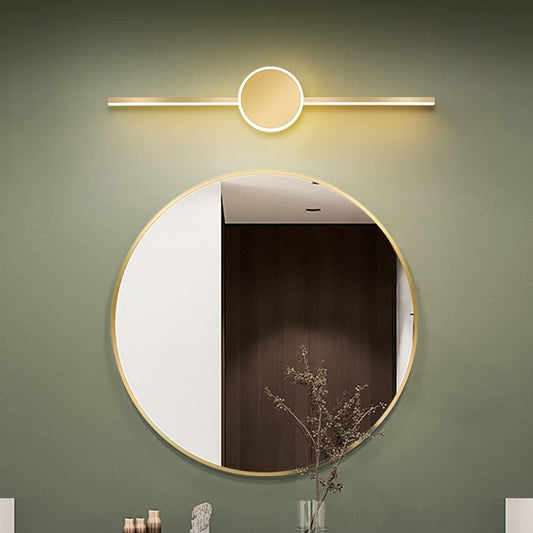 Aurora Beam Gold Mirror Lights | LX177WL