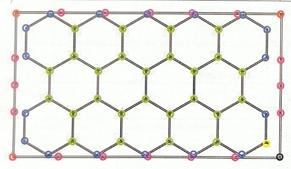 Gym Profile Lights | 14 Hexagon with Boarder | (Set -A)