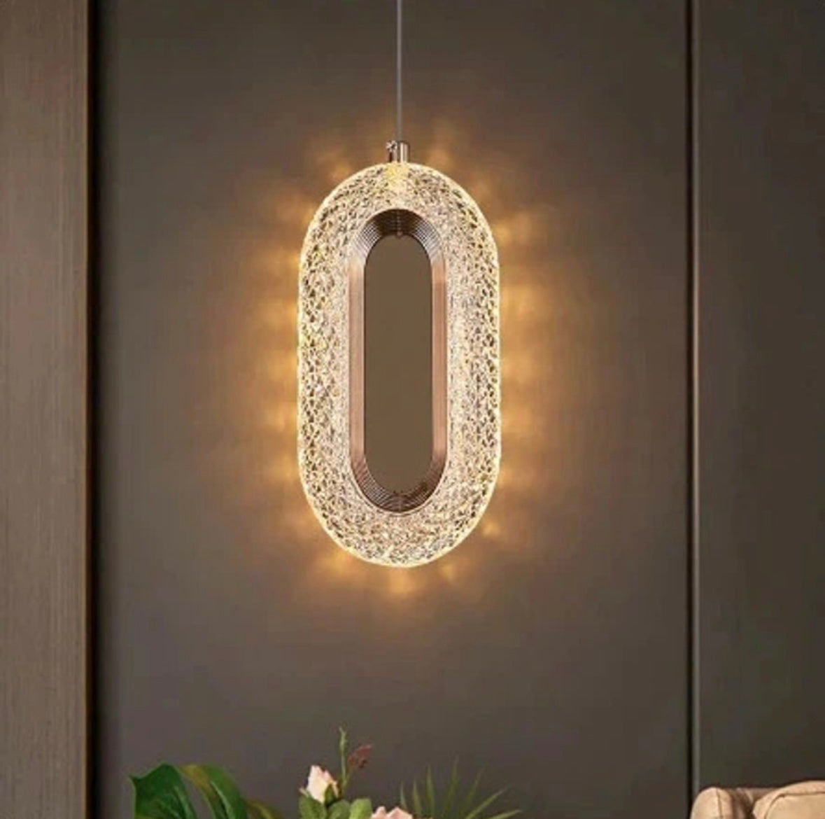 LED Crystal Hanging Light