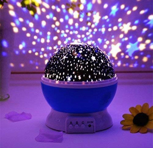 Star Master Rotating 360 Degree Moon Night Light Lamp II Projector with Colors and USB Cable