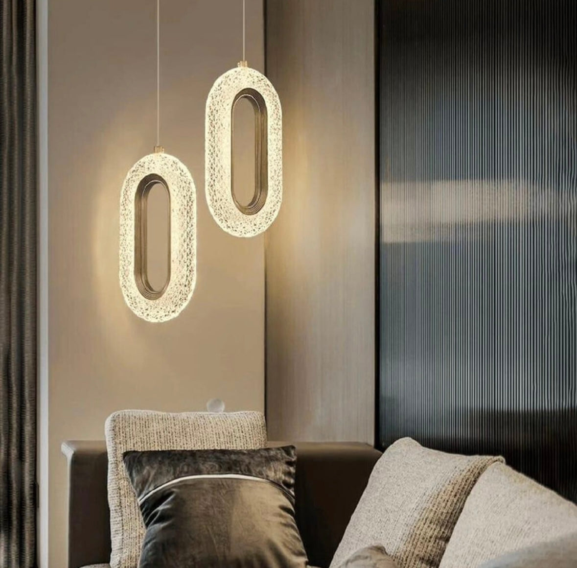LED Crystal Hanging Light