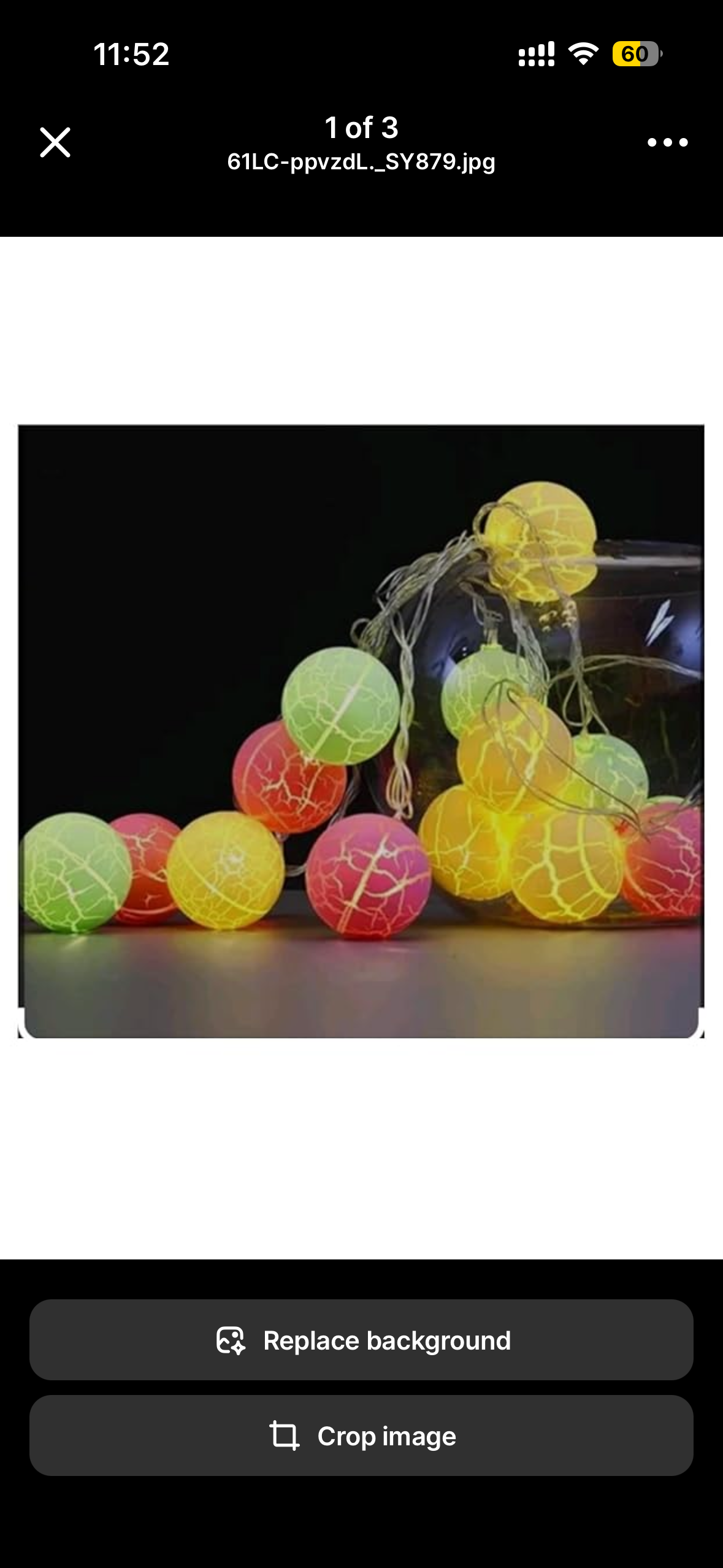 Crackle LED Jhalar Crack Pastel String Lights