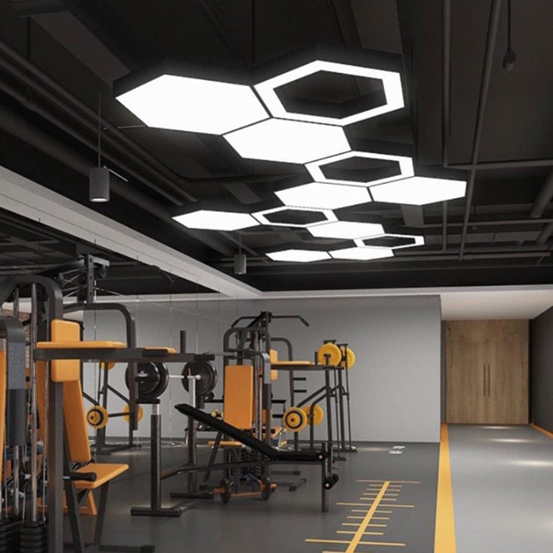 LED Hexagon Hanging Light