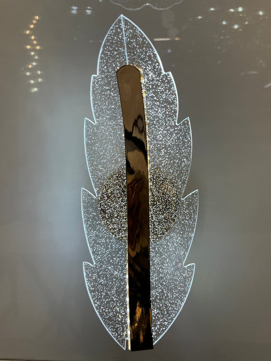 Feather Leaf Wall Lamp Design