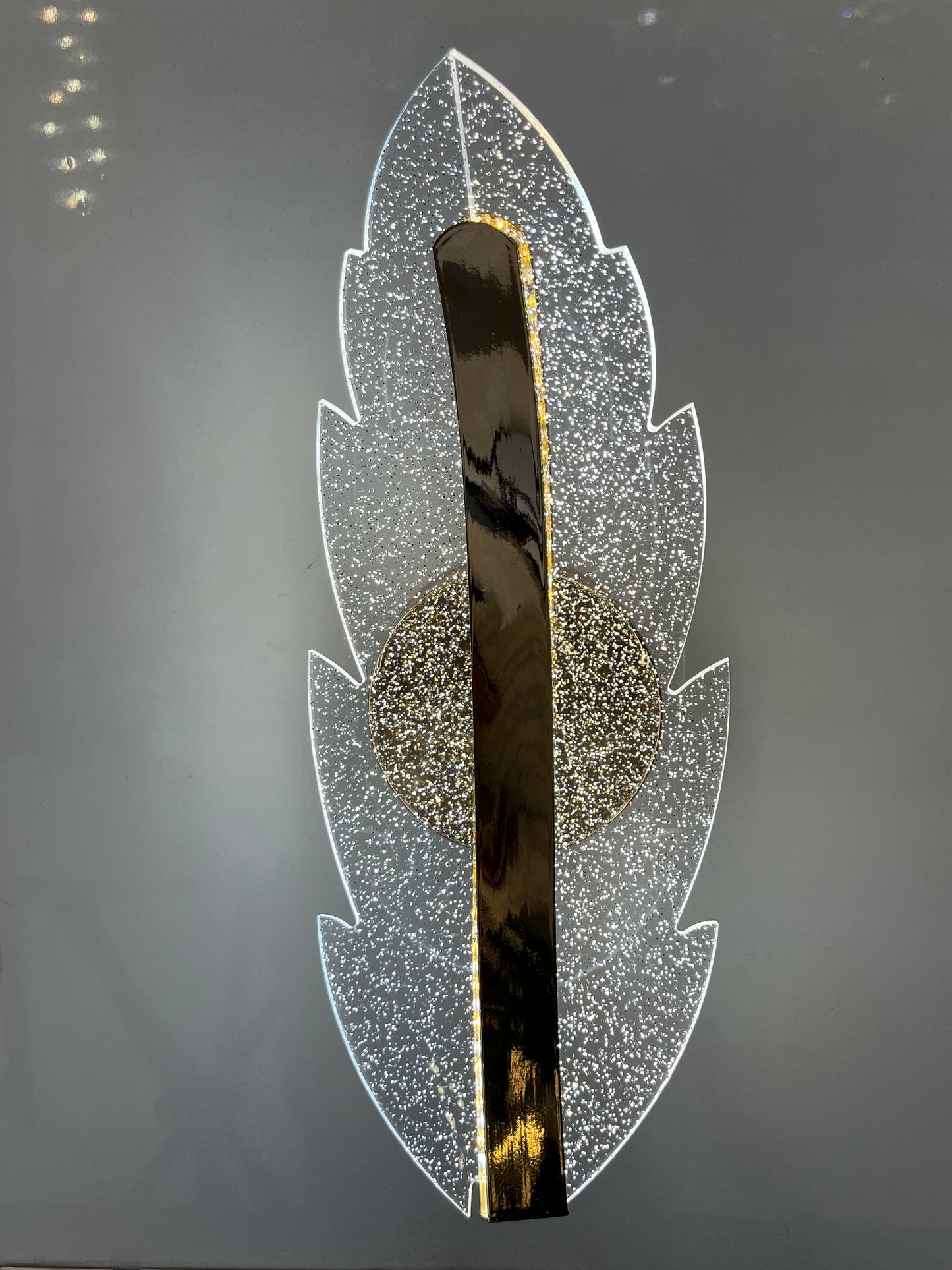 Feather Leaf Wall Lamp