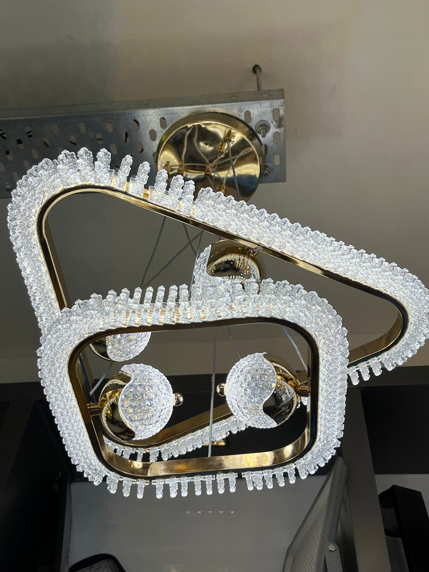 Geometric Crystal Chandelier RC 2025 -15