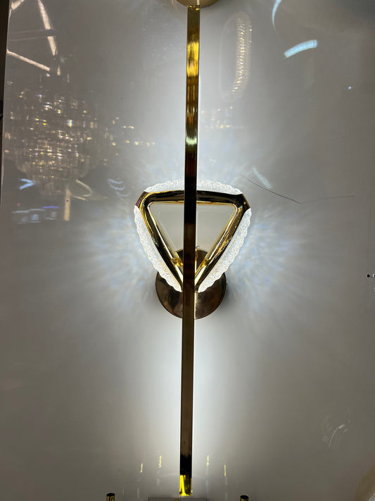 Triangle Crystal Wall Light| 3097