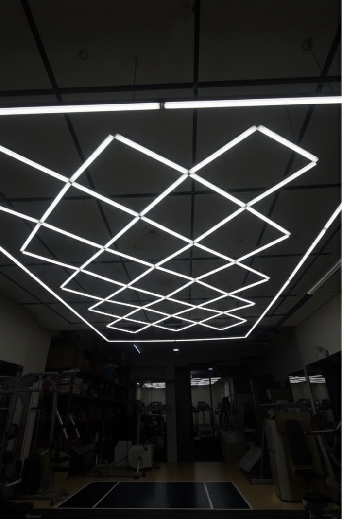 Gym Profile Lights | Square with Boarders (Set-D)