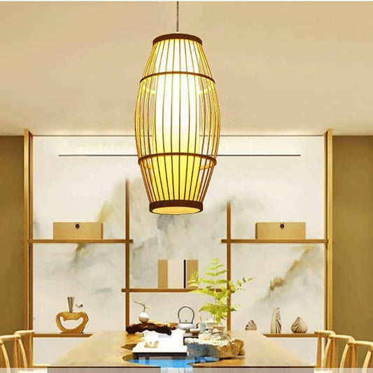 Bamboo Style Chandelier|  6010-1P