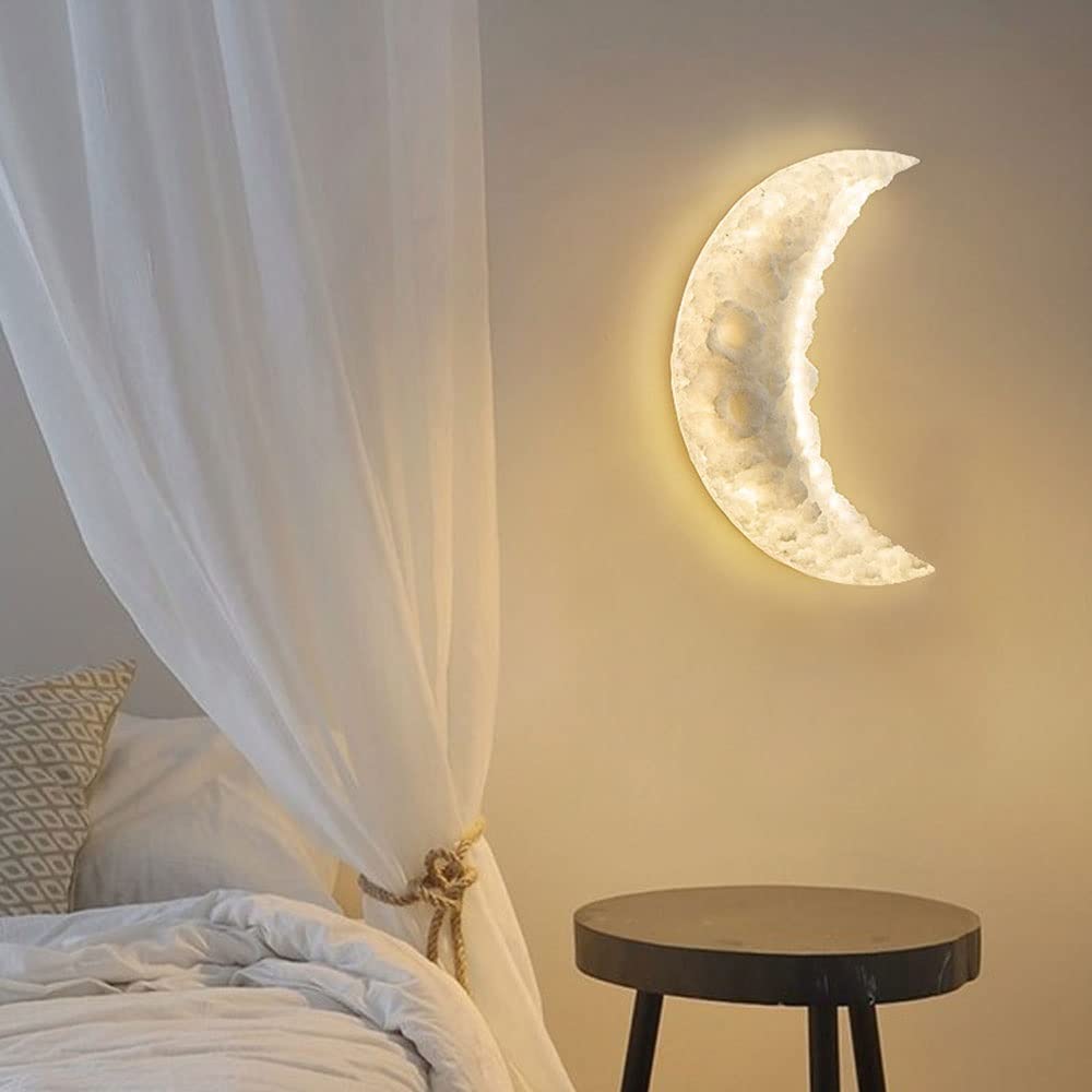Resin Art Moon Wall Light | 9368-1