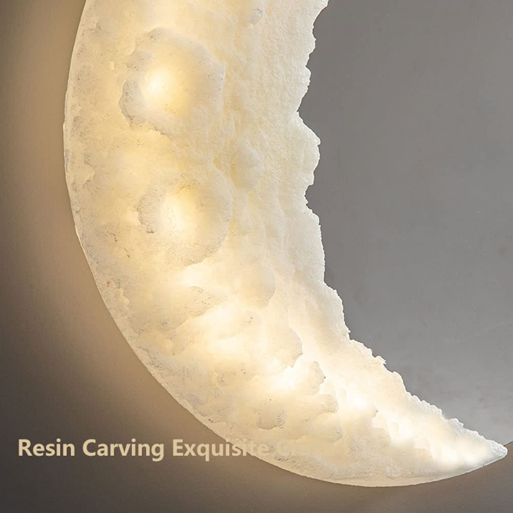 Resin Art Moon Wall Light | 9368-1