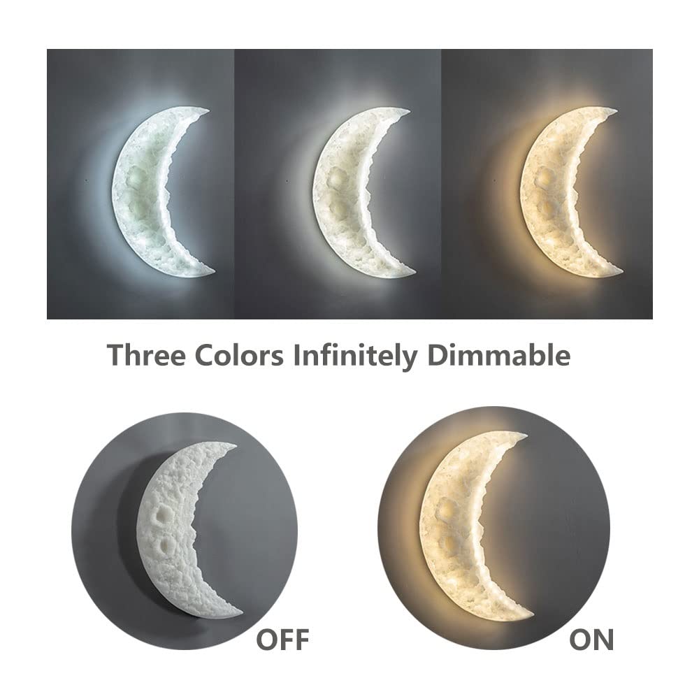 Resin Art Moon Wall Light | 9368-1