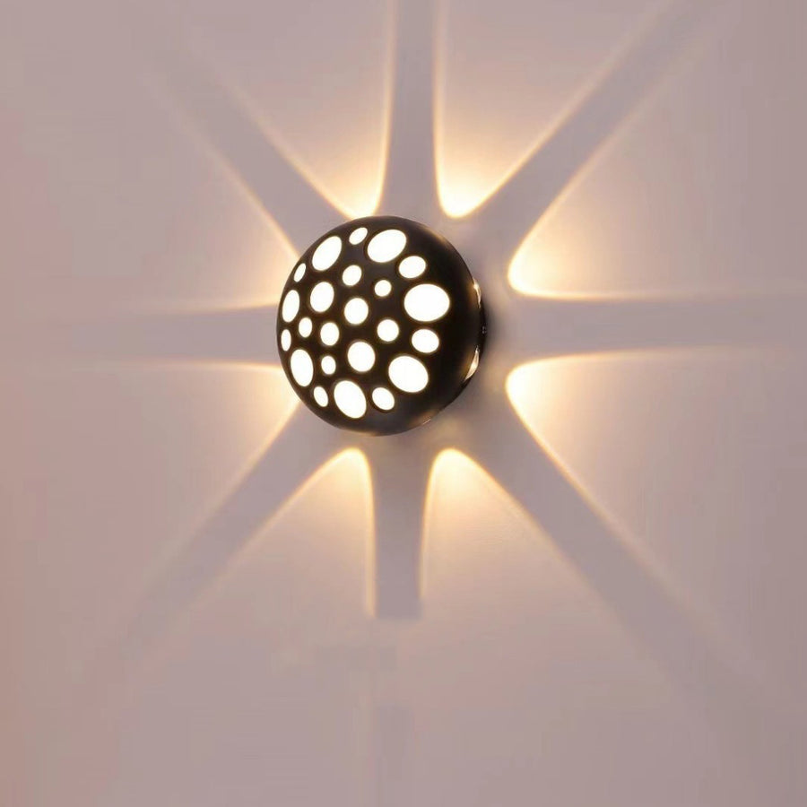 Contemporary Creative Waterproof Aluminum Round Bubble LED Wall Lamp