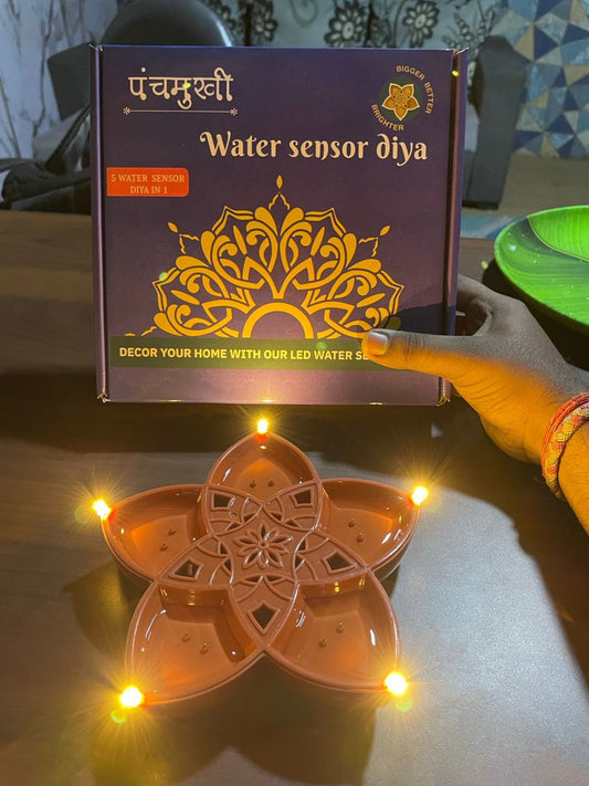 Panchmukhi Water Sensor Diya