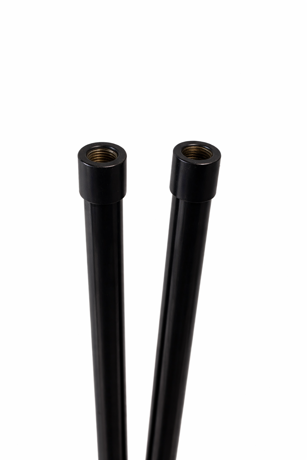Metal Hanging Rods for Track with Adjustable Height (Pack of 2)