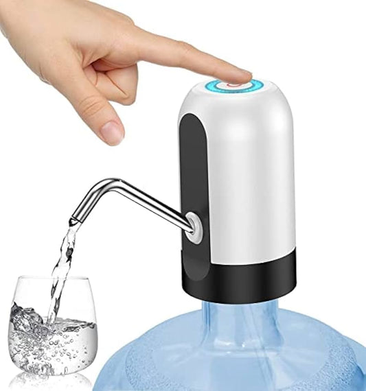 Wireless Portable Mini Rechargeable Water Bottle Can Dispenser Pump Upto 20 Litre Bottle with USB Charging Cable