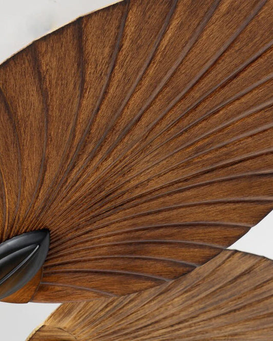 Tropical Palm Leaf Ceiling Fan with 3 Lights | A323