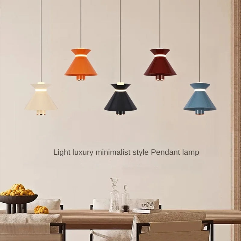 Pendant Lamp Modern Simple Dining Room Bar Counter Personality Led Light New Lift Small Chandelier Lustre