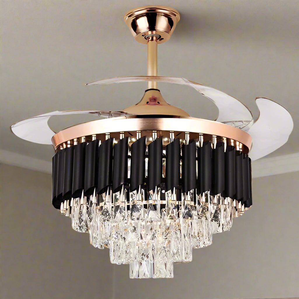 Ochomax T7456 BK Chandelier Fan