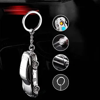 Rechargeable Car Shape Metal Keychain Lighter
