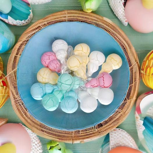 Crackle LED Jhalar Crack Pastel String Lights
