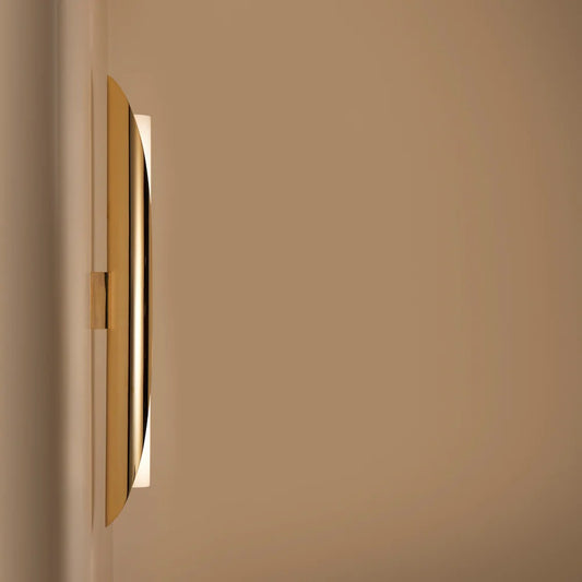 Wall Glimmer Electroplated Gold Long Metal Wall Light 6868W