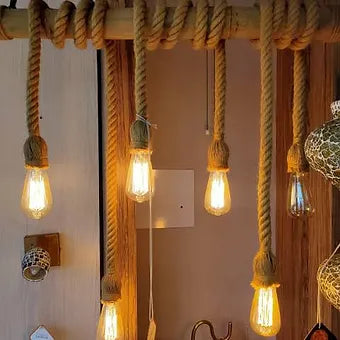 Hanging Rassi Indian with edison led bulb