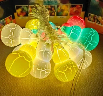 Crackle LED Jhalar Crack Pastel String Lights