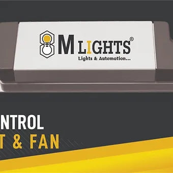 Remote Control Smart Device  Lights And Fan With Speed Control & 8 Scene Control